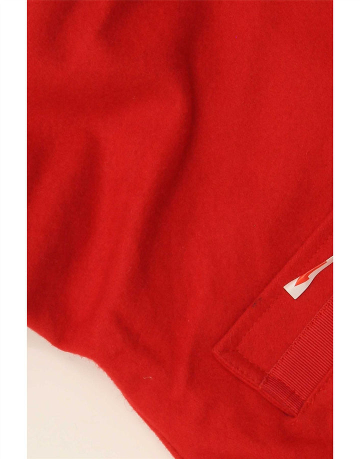 Giacca bomber vintage da donna IT 42 Rosso medio Cotone