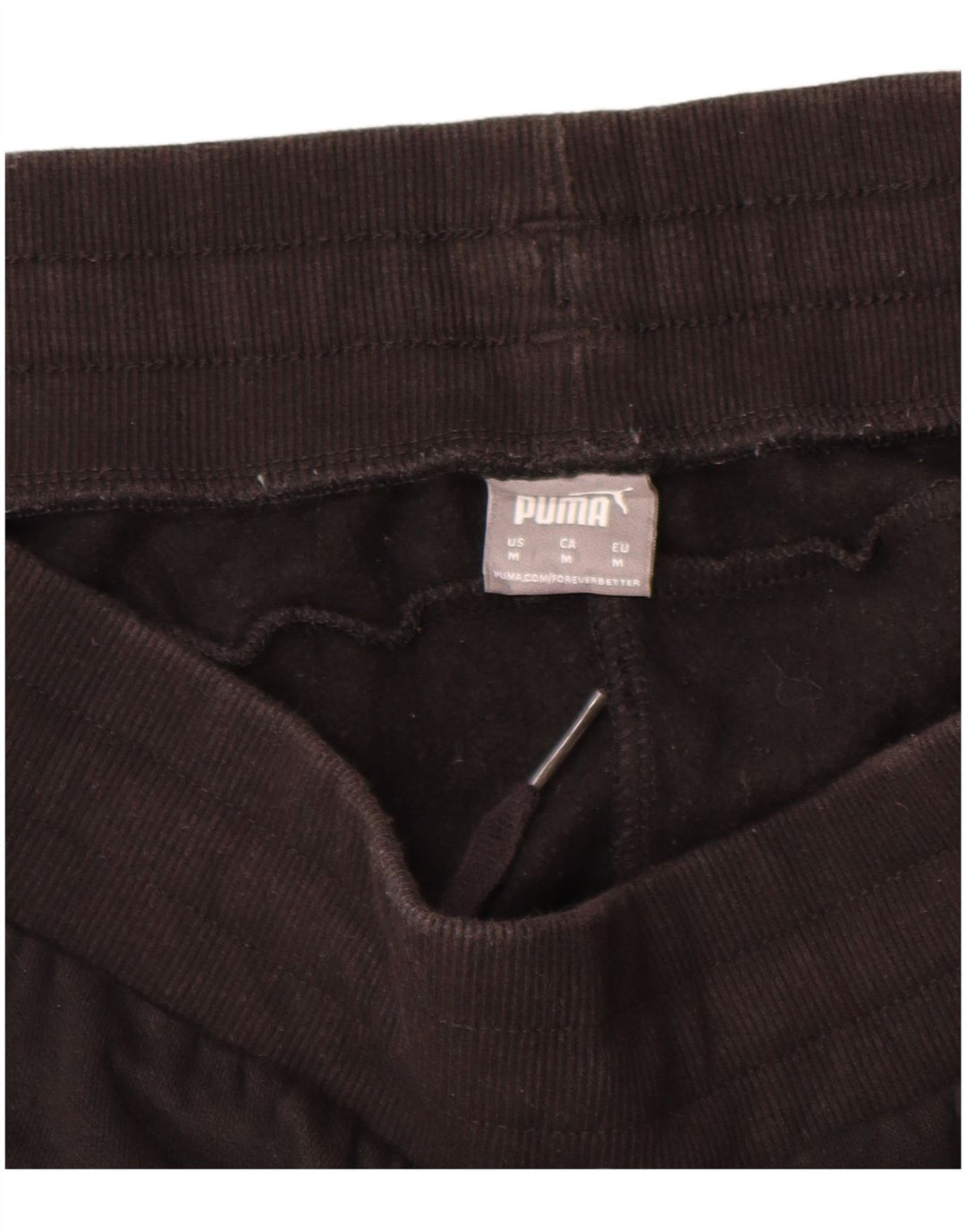 Pantaloni da tuta da uomo Puma Joggers Medium Black Cotton
