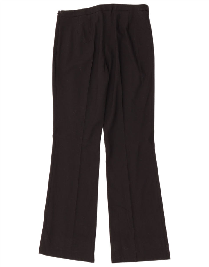 Pantaloni casual svasati da donna Zara EU 38 Small W28 L32 poliestere nero