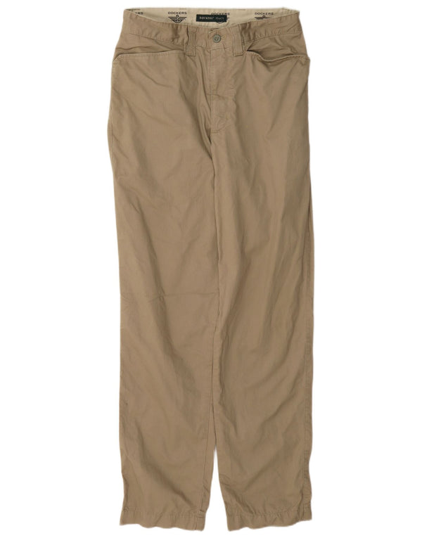 Dickies Pantaloni casual dritti kaki da uomo W29 L32 in cotone beige
