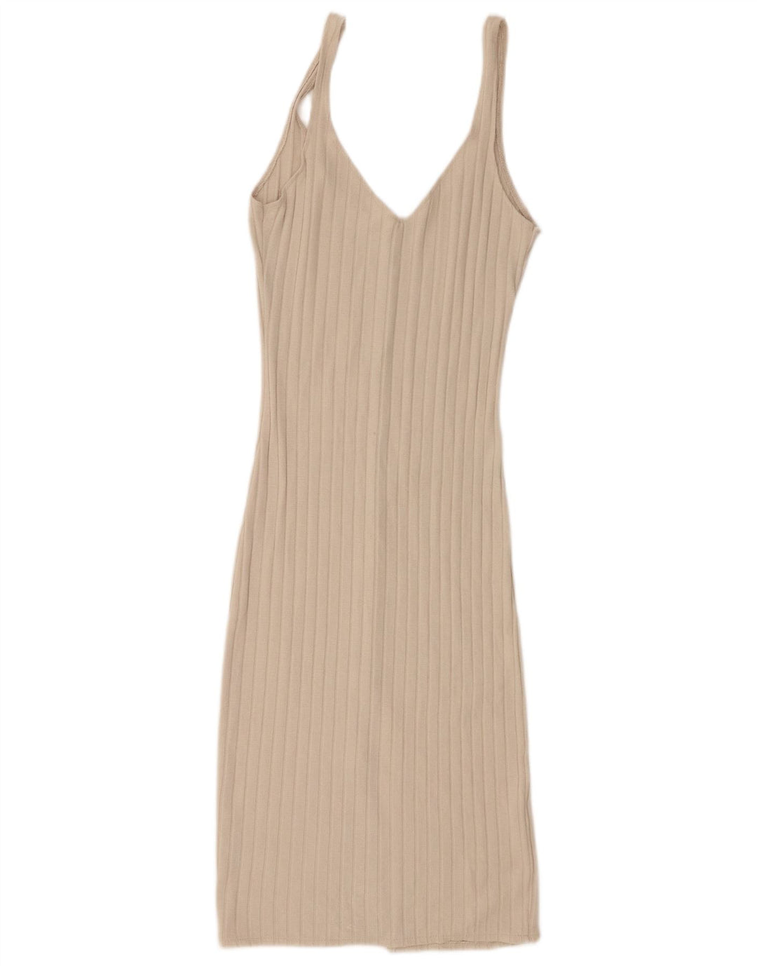 Abito sottoveste Zara da donna UK 10 piccolo in viscosa beige