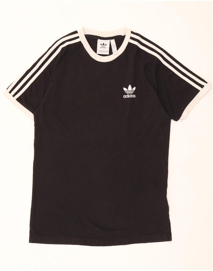 T-shirt Adidas da uomo Top Small in cotone nero