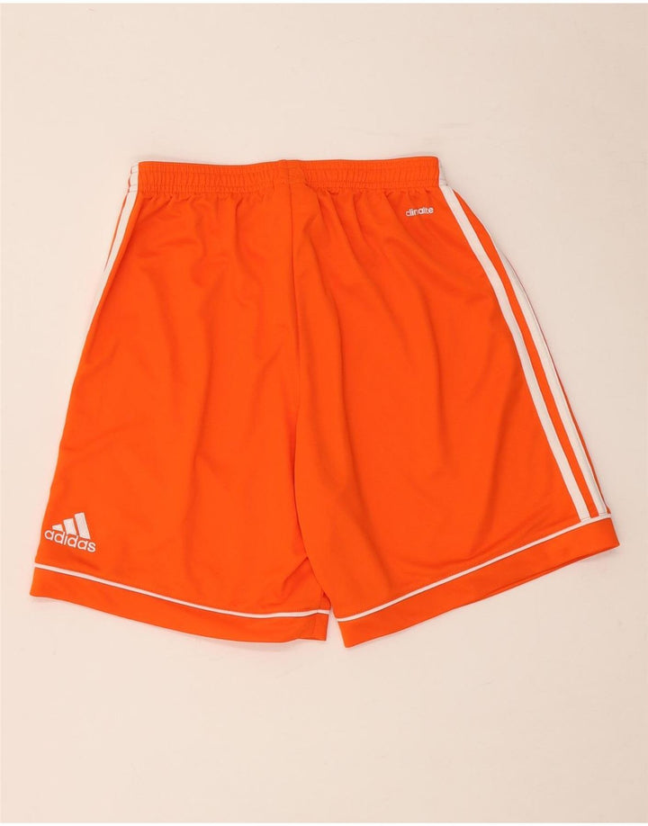 Pantaloncini sportivi Adidas Climalite da uomo piccoli in poliestere arancione