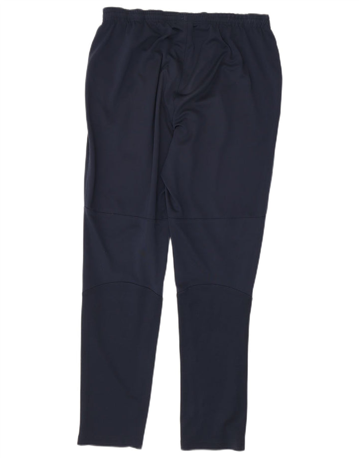 Pantaloni da tuta da uomo NIKE Dri Fit medio poliestere blu navy