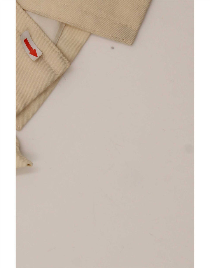Giacca blazer vintage da donna a 3 bottoni IT 46 grande bianco sporco