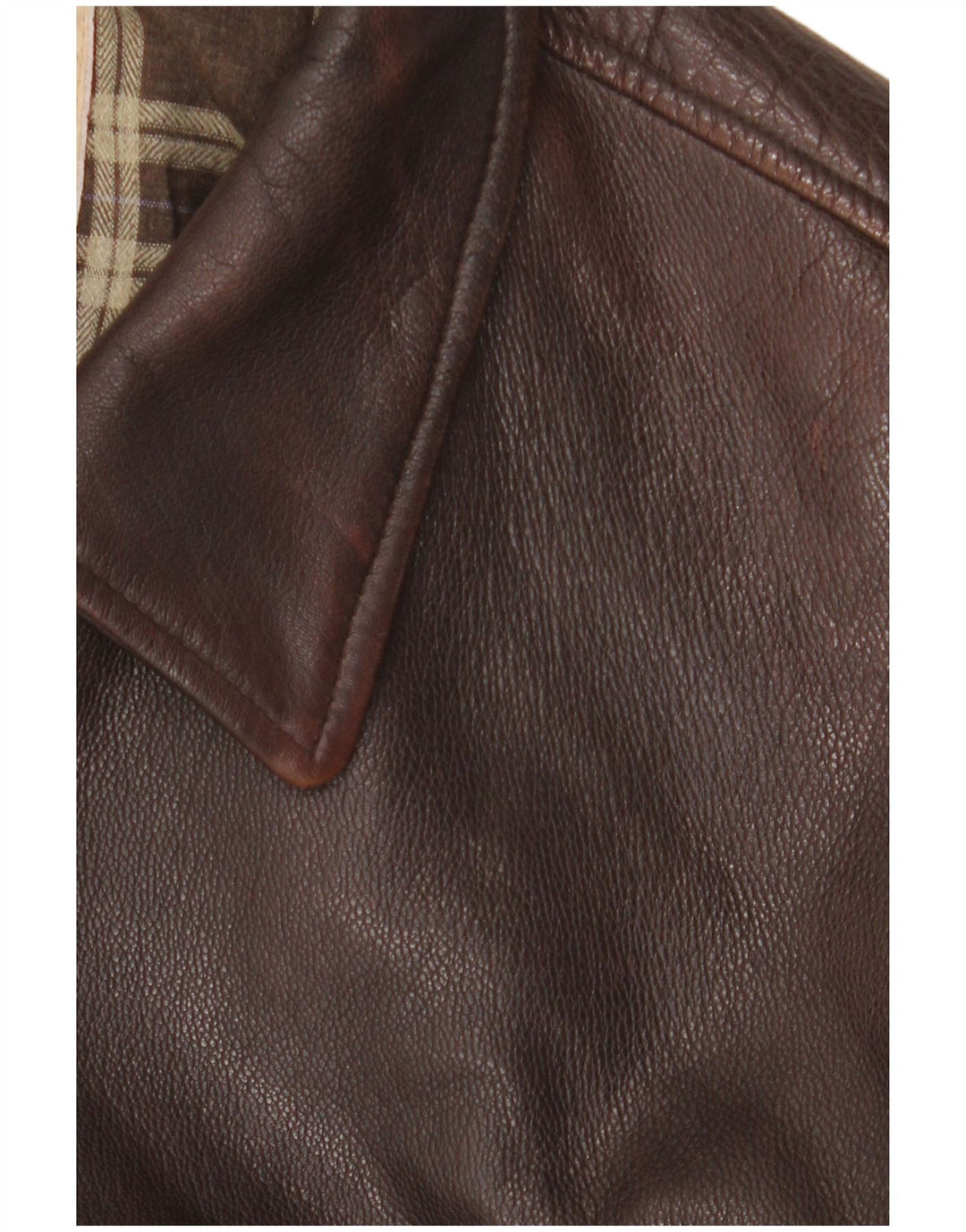 Harry&Moore Mens Leather Jacket IT 54 2XL Brown Leather