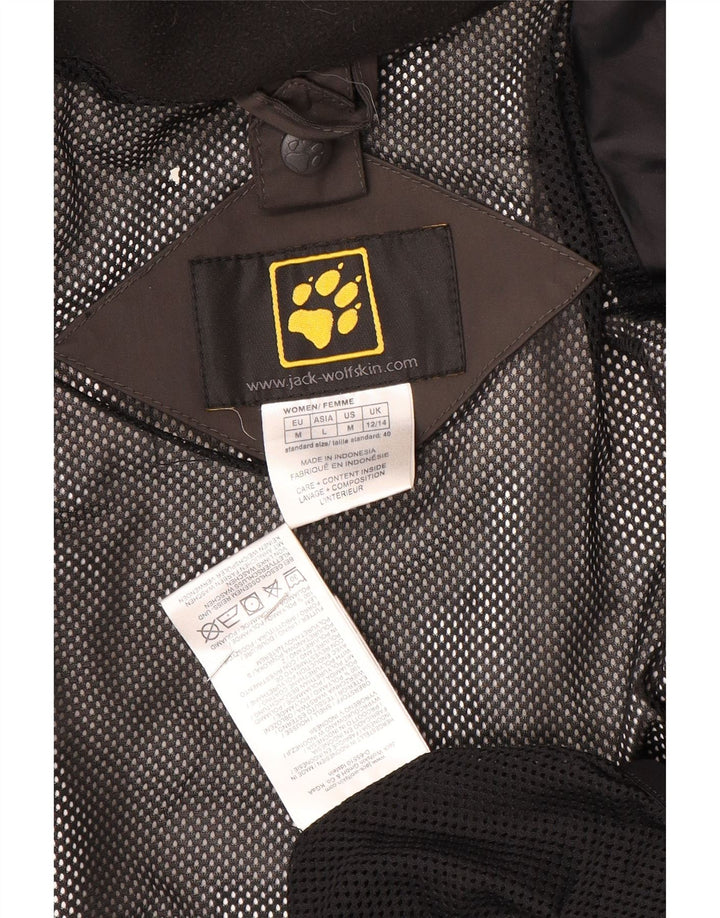 Giacca antipioggia oversize da donna Jack Wolfskin UK 12/14 Marrone medio