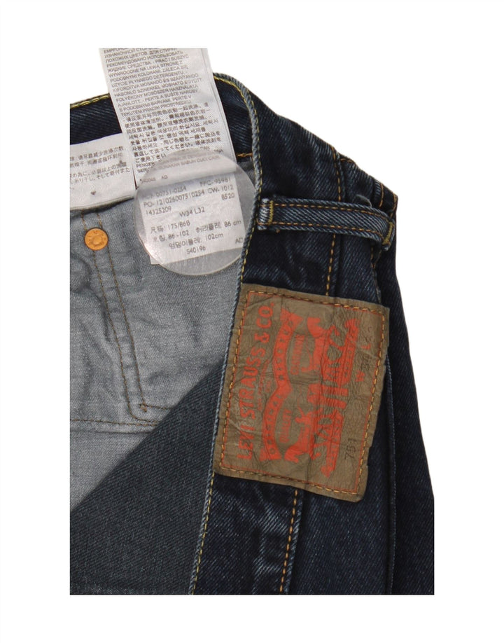 Levi's Uomo 751 Jeans dritti W34 L32 Cotone blu navy