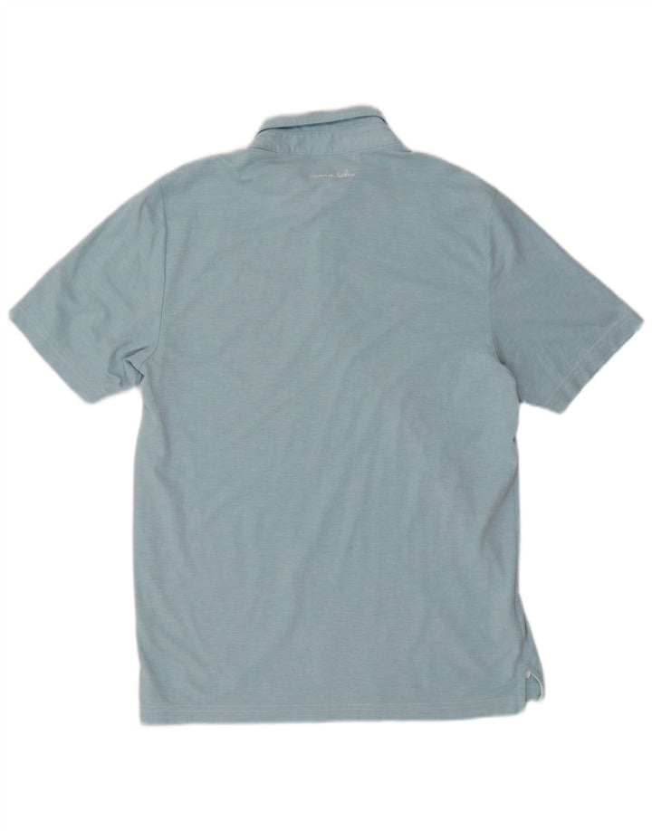 Polo da uomo Travis Mathew in cotone blu medio