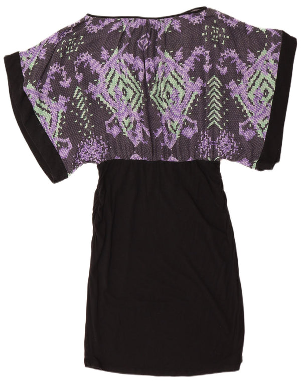 Abito caftano da donna Gianni Versace IT 48 XL Viscosa geometrica nera