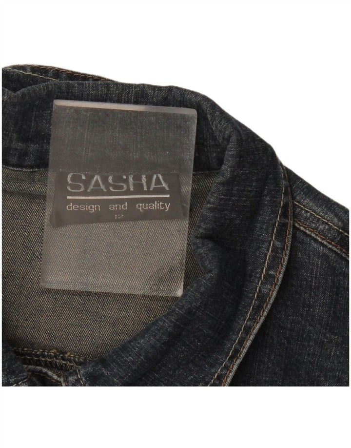 Giacca di jeans da donna SASHA UK 12 medio blu navy