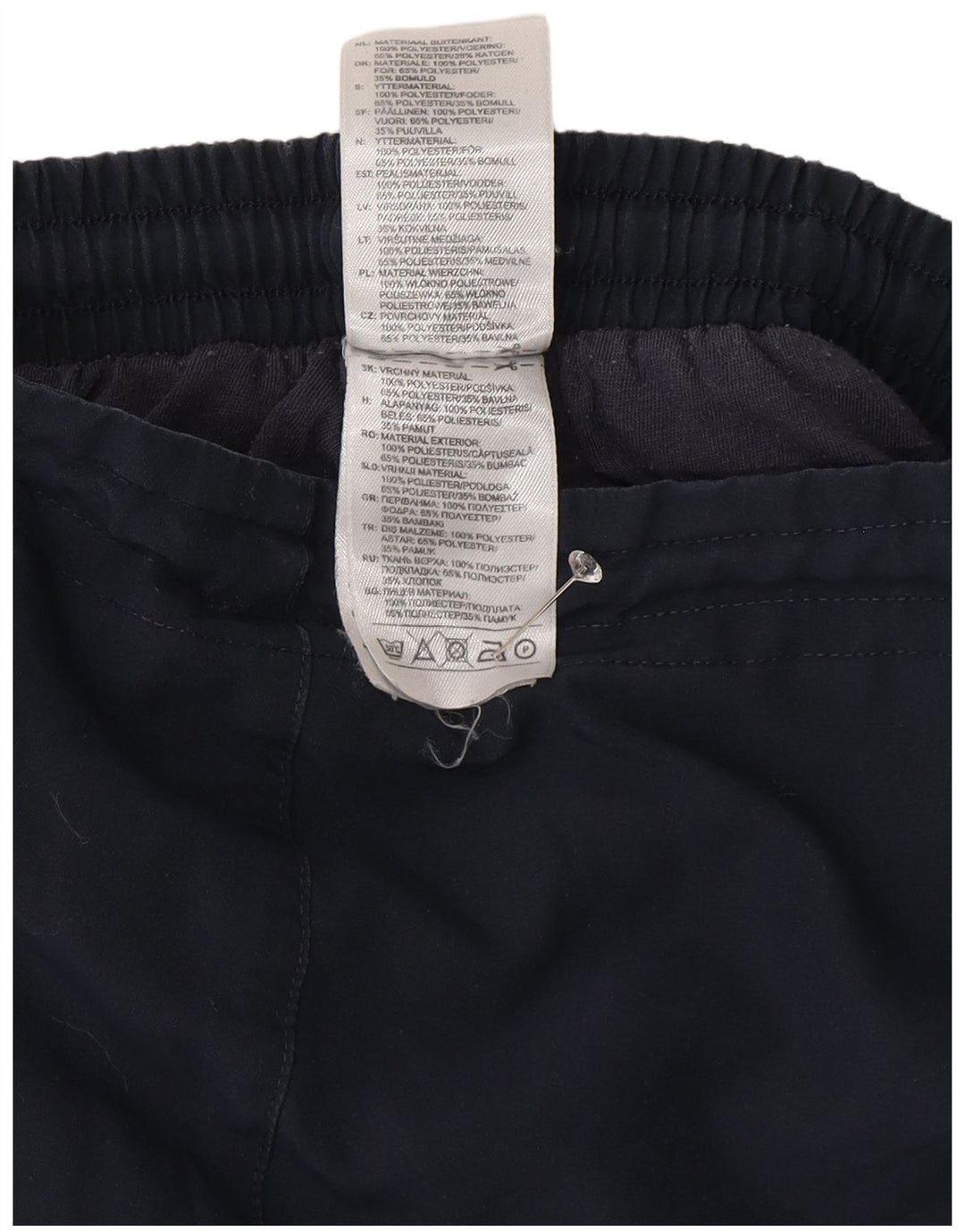 Pantaloncini sportivi da uomo Adidas XS blu navy in poliestere