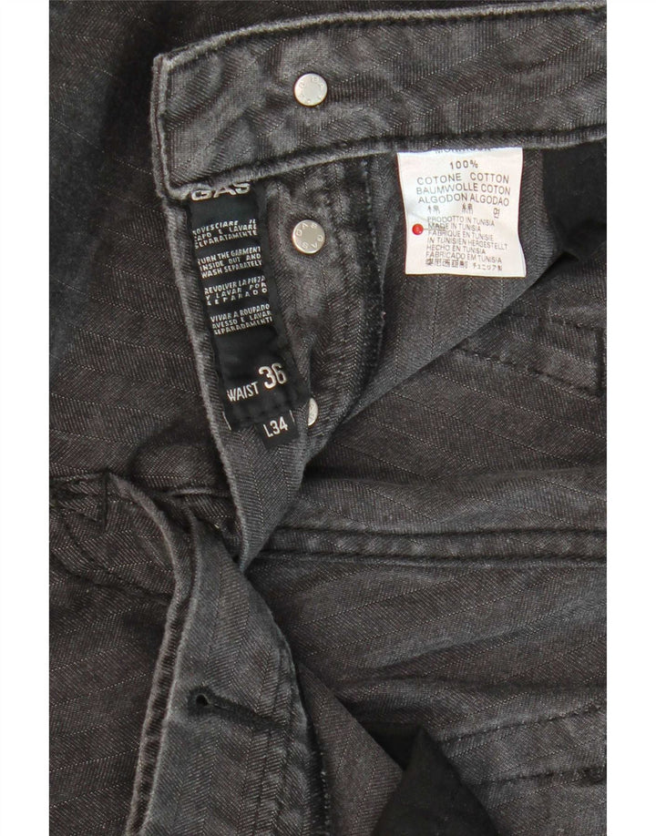 Jeans dritti da uomo Gas W36 L29 cotone grigio