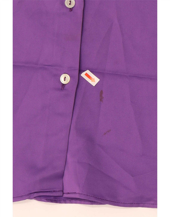 E Camicetta Camicia Da Donna IT 48 XL Viola Poliestere
