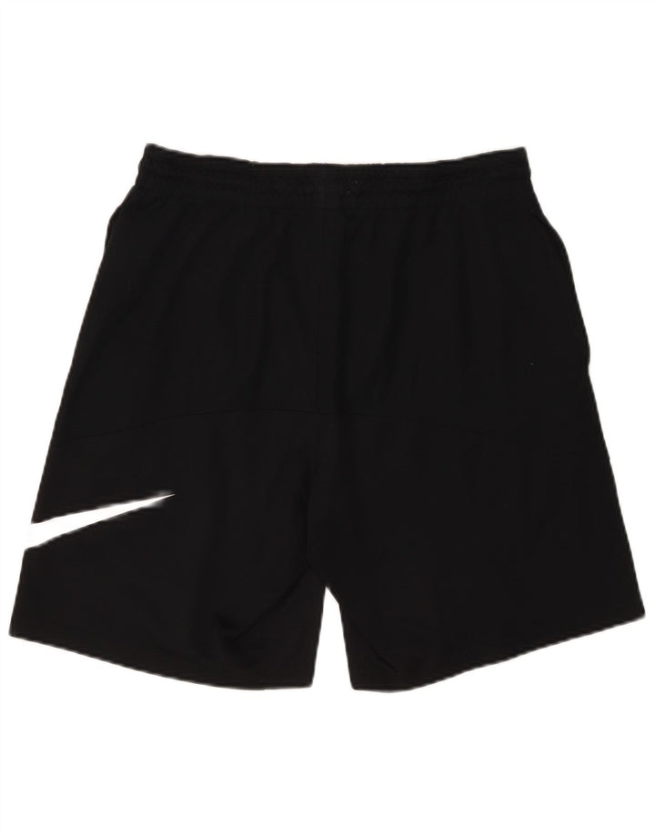 Pantaloncini sportivi Nike Dri Fit Graphic da uomo, poliestere nero medio