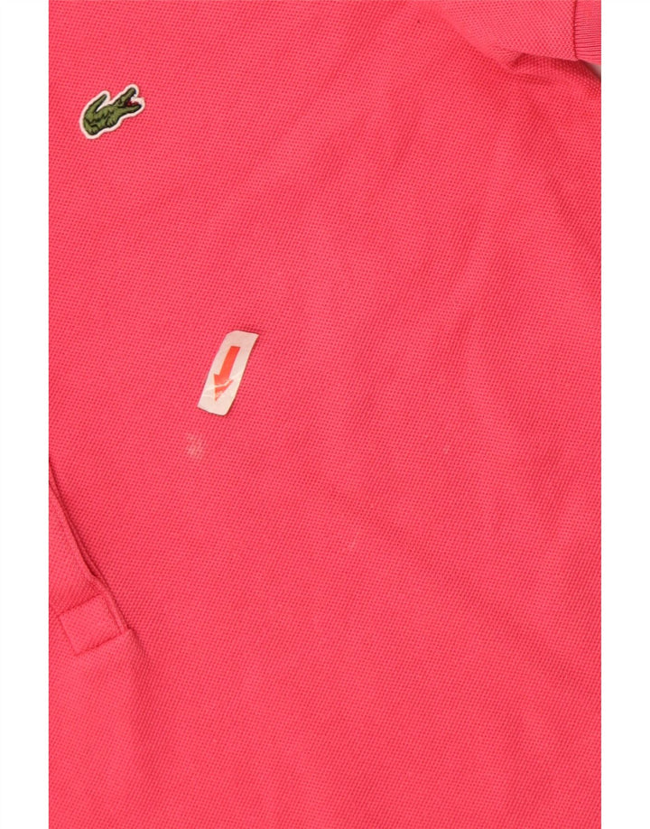 Polo da donna Lacoste taglia 40 cotone rosa medio