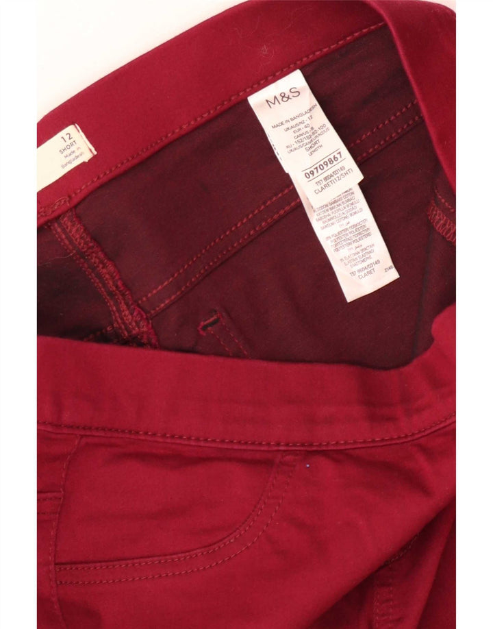 Jeans Jeggings da donna Marks & Spencer UK 12 medio W30 L26 cotone rosso