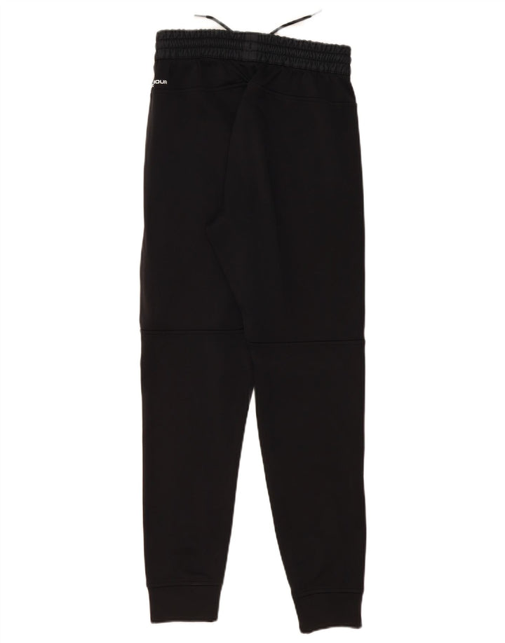 UNDER ARMOUR Mens Tracksuit Trousers Joggers Small  Black
