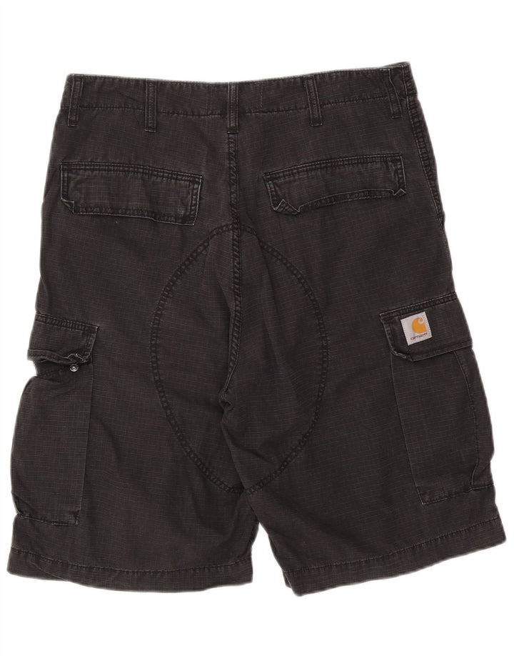 Pantaloncini cargo da uomo Carhartt W32 cotone nero medio