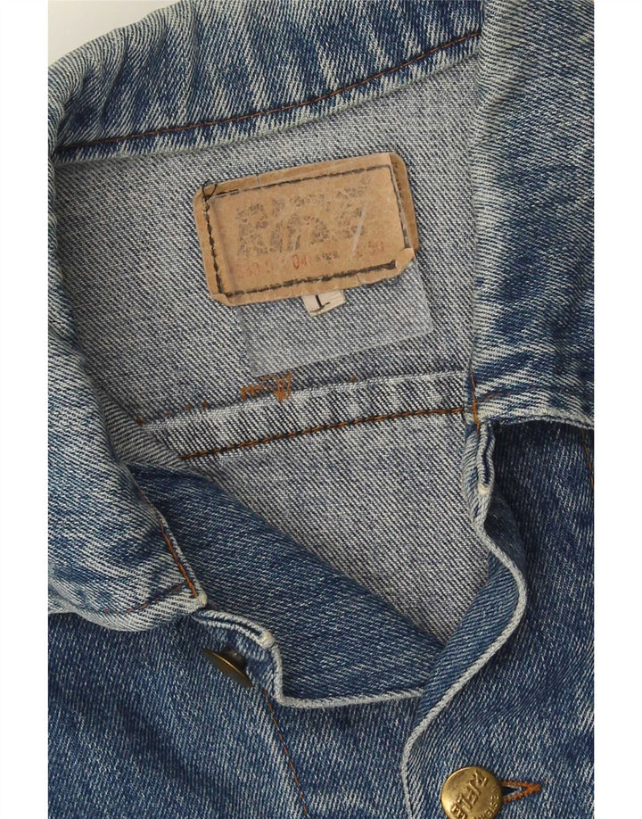 Giacca di jeans da uomo Rifle UK 40 grande blu