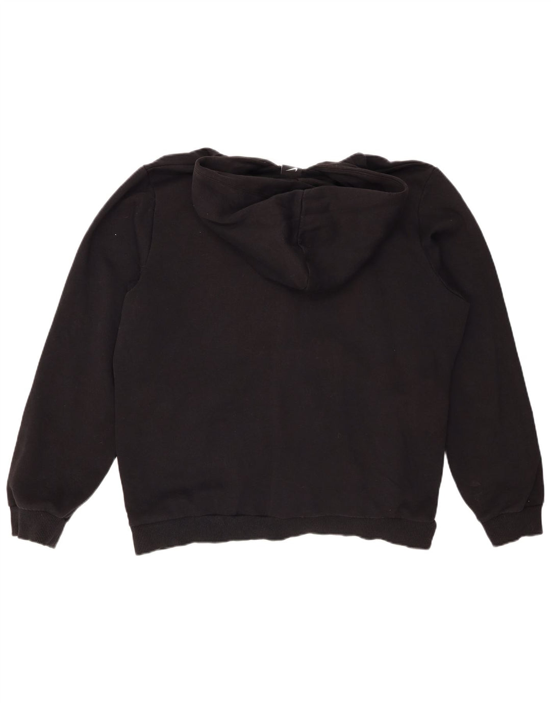 Maglione con cappuccio e zip da uomo NIKE grande in cotone nero