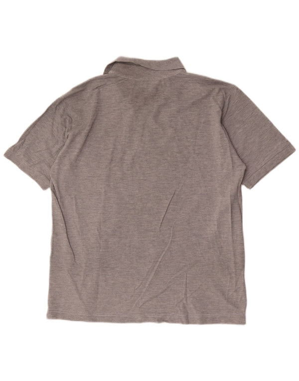 Polo Kappa Uomo Large in Cotone Grigio