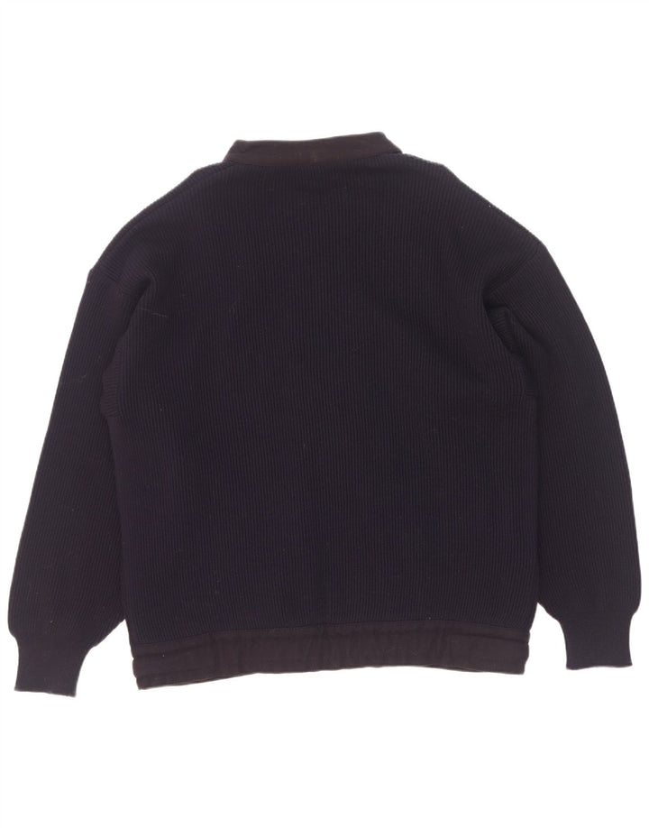 Maglione cardigan da uomo Ruffo XL blu navy