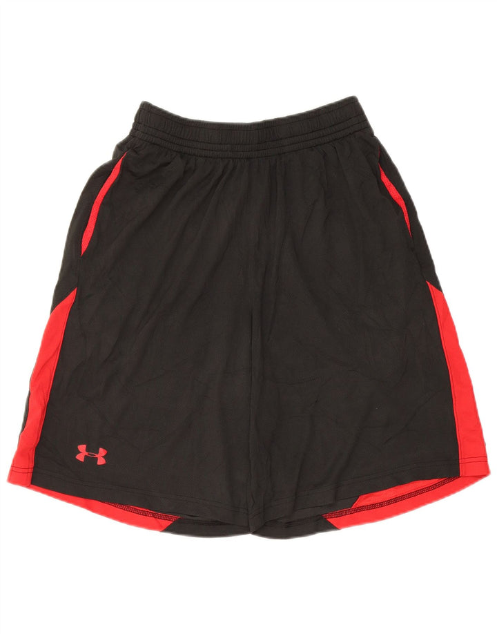 Pantaloncini sportivi da uomo UNDER ARMOUR Heat Gear color block medio nero