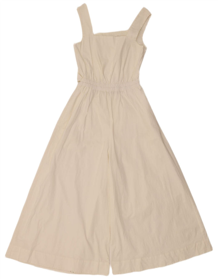 Tuta senza maniche da donna Cos EU 34 XS cotone bianco