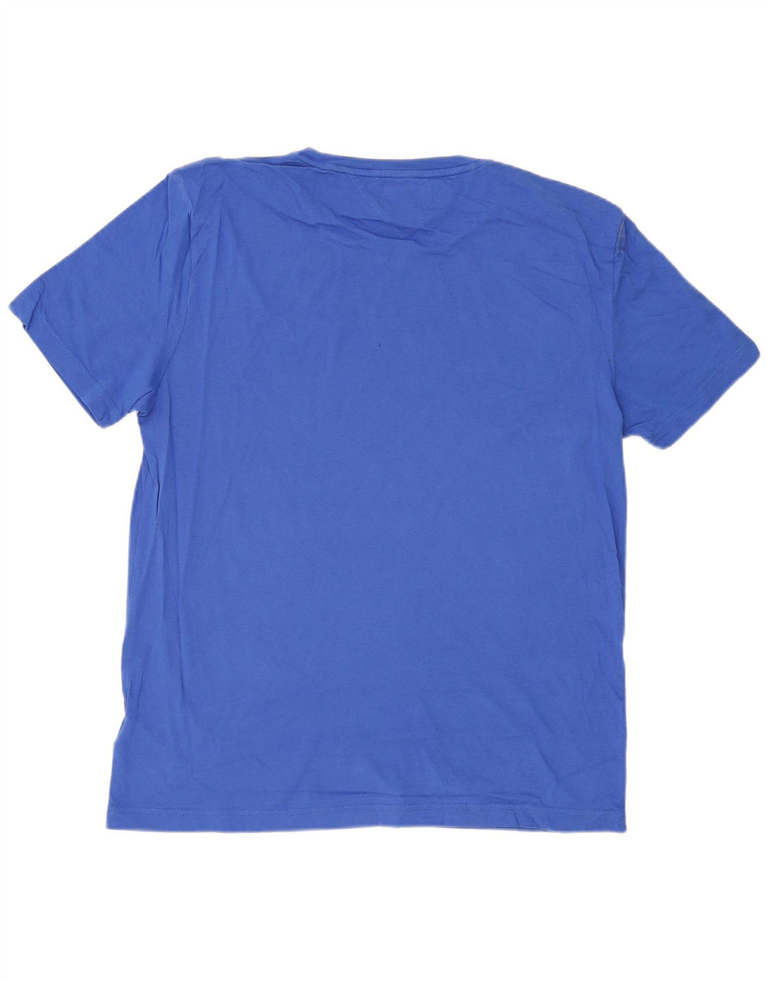 TOMMY HILFIGER T-shirt grafica da uomo Top 2XL cotone blu