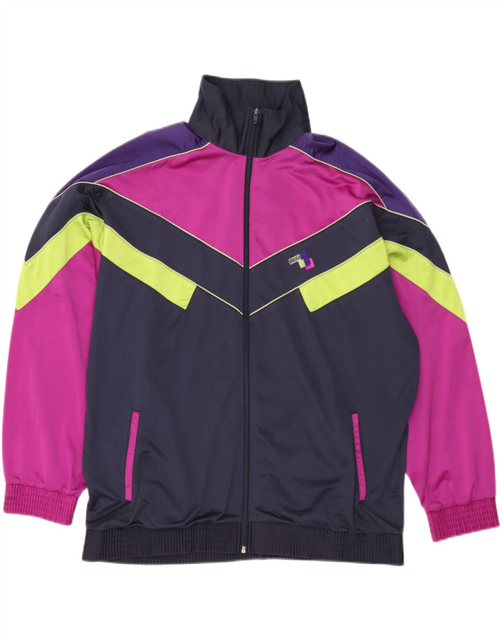 Giacca da ginnastica da uomo Brugi XL color block blu navy
