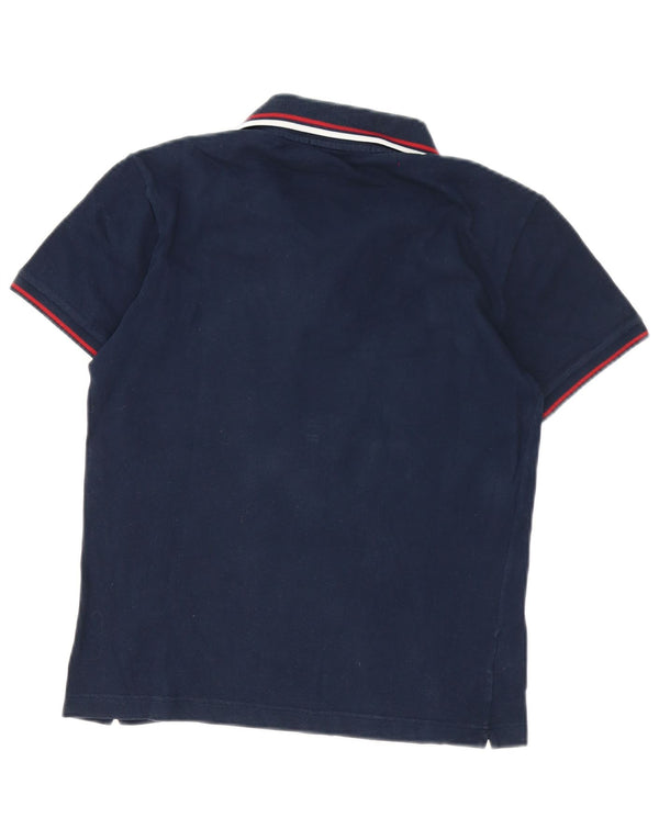 Polo da uomo Fred Perry piccola in cotone a righe blu navy