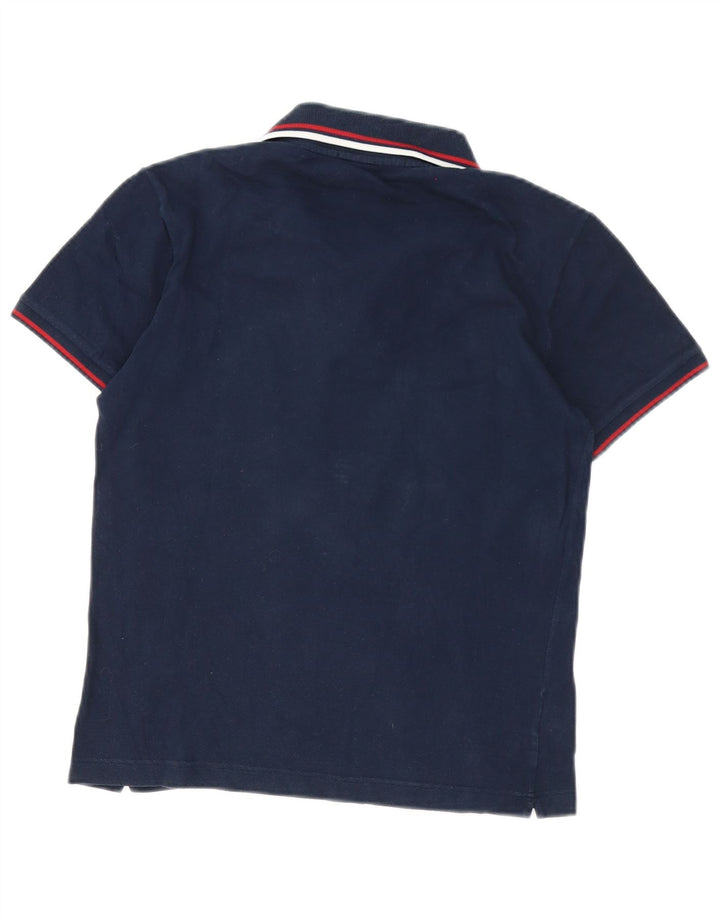 Polo da uomo Fred Perry piccola in cotone a righe blu navy