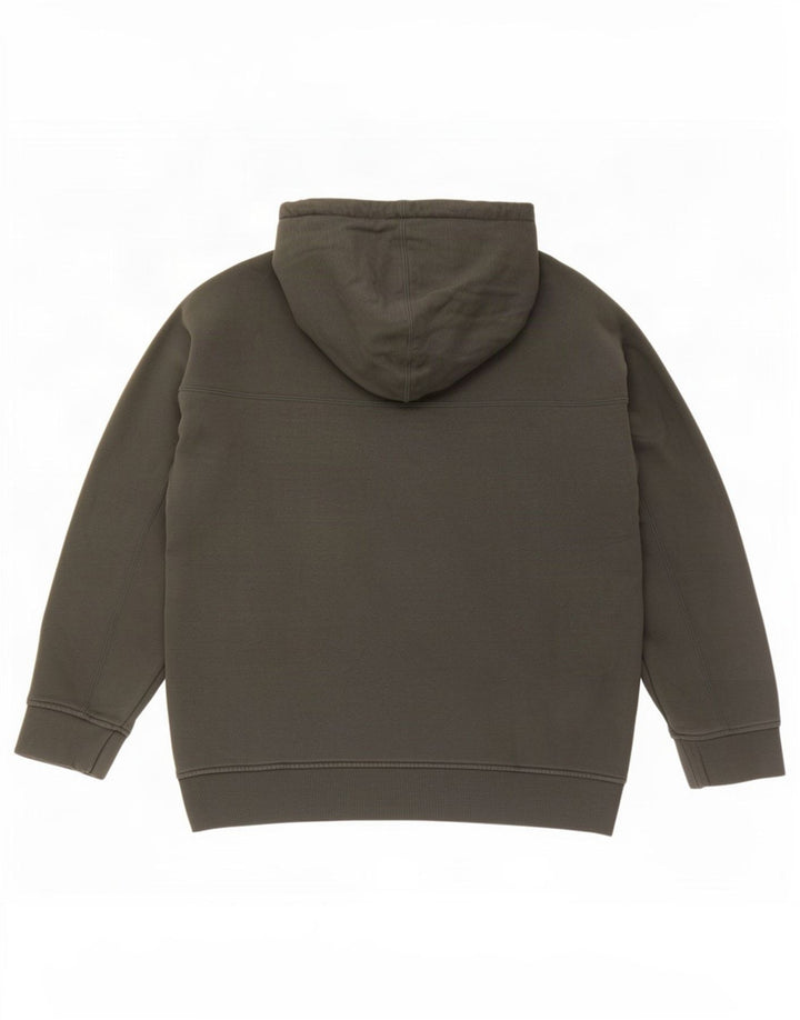 Felpa con cappuccio da uomo Adidas, cotone medio kaki
