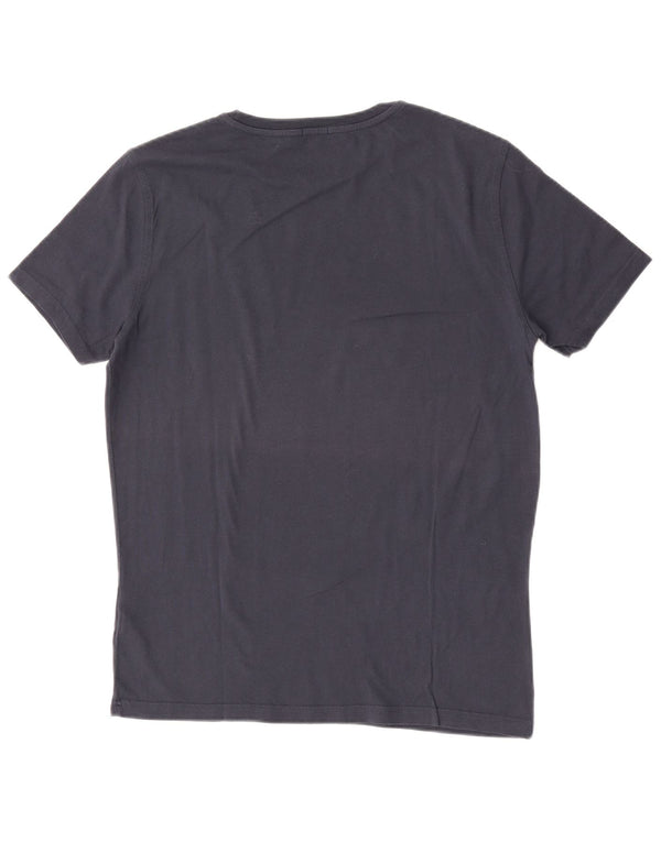 T-shirt da uomo Tommy Hilfiger Top in cotone blu navy medio