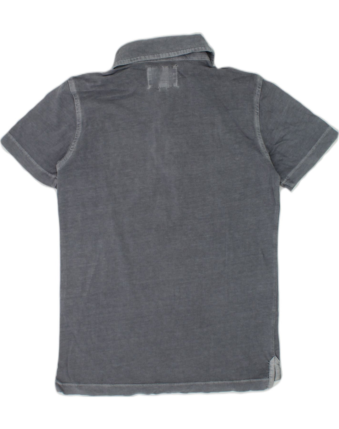 WOOLRICH Boys Polo Shirt 5-6 Years Grey Cotton | Vintage Woolrich | Thrift | Second-Hand Woolrich | Used Clothing | Messina Hembry 