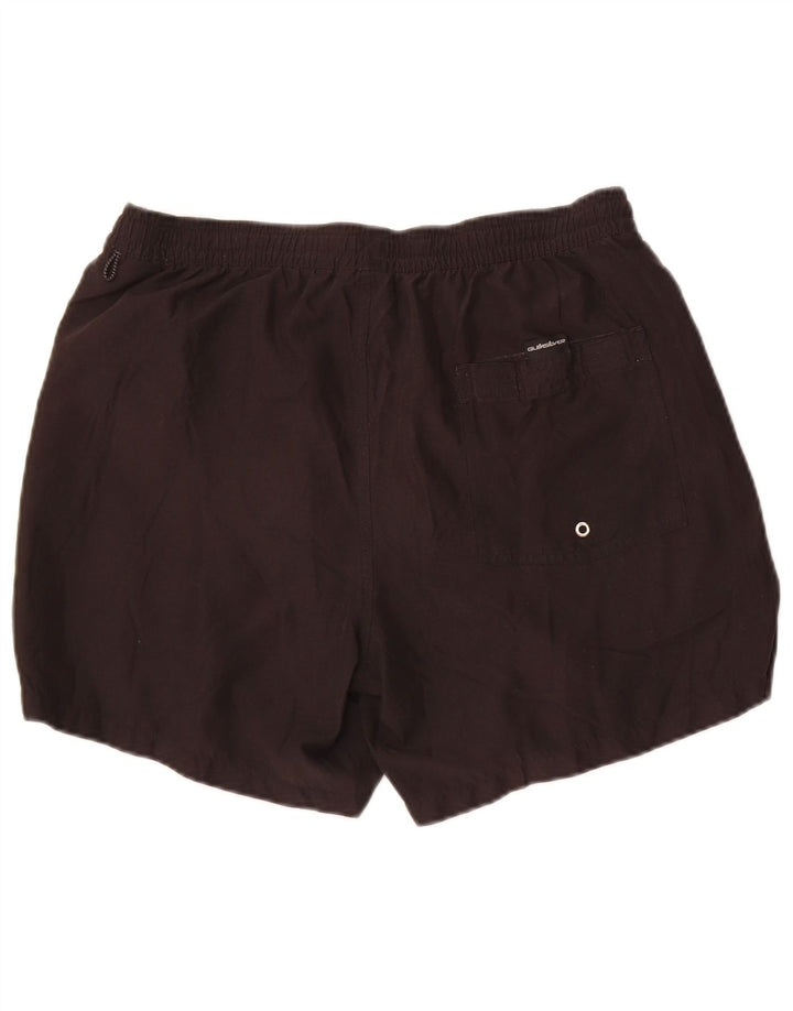 Pantaloncini da bagno da uomo Quiksilver grandi neri in poliestere
