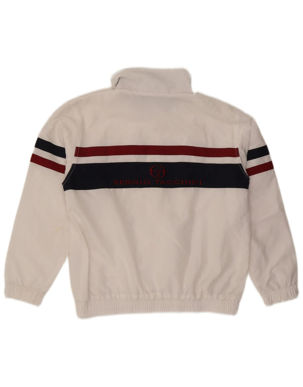 Sergio Tacchini Boys Tracksuit Top Jacket 11-12 Years Large White
