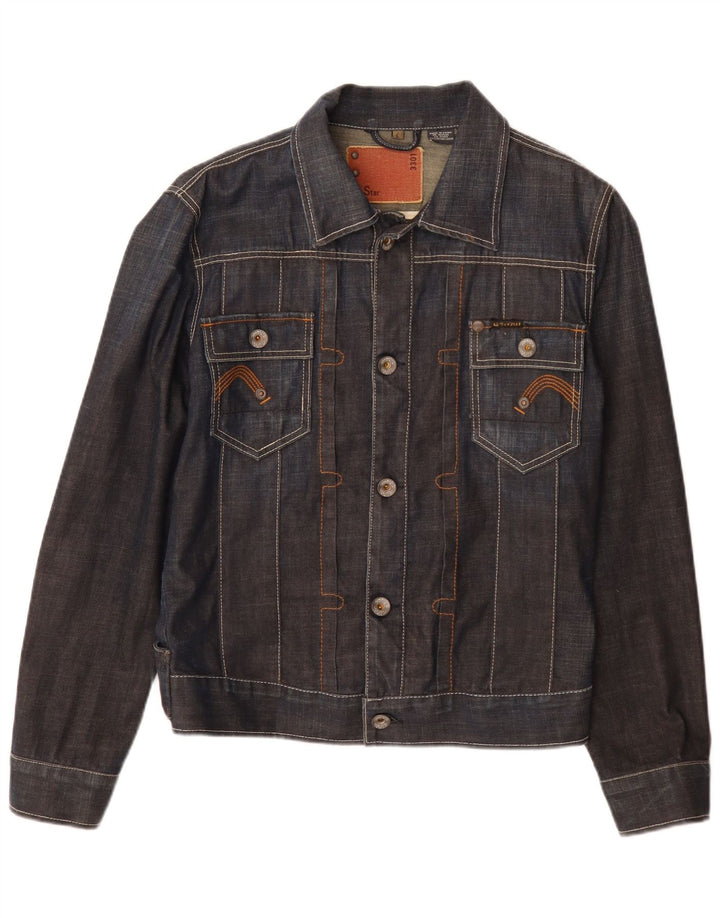 Giacca di jeans da uomo G-Star UK 40 grande cotone blu navy