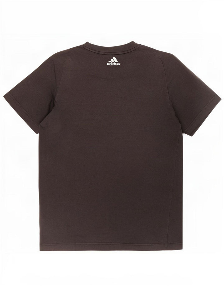 T-shirt Adidas da uomo Top Small nera color block