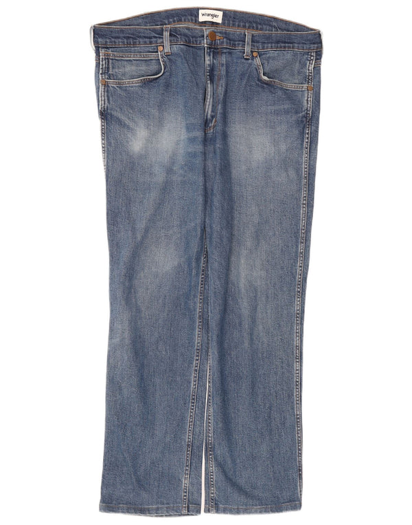 Jeans dritti da uomo Wrangler Greensboro W38 L30 cotone blu
