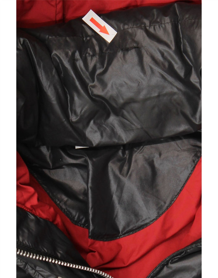 Cappotto imbottito con cappuccio da donna Ellesse UK 14 nylon nero medio