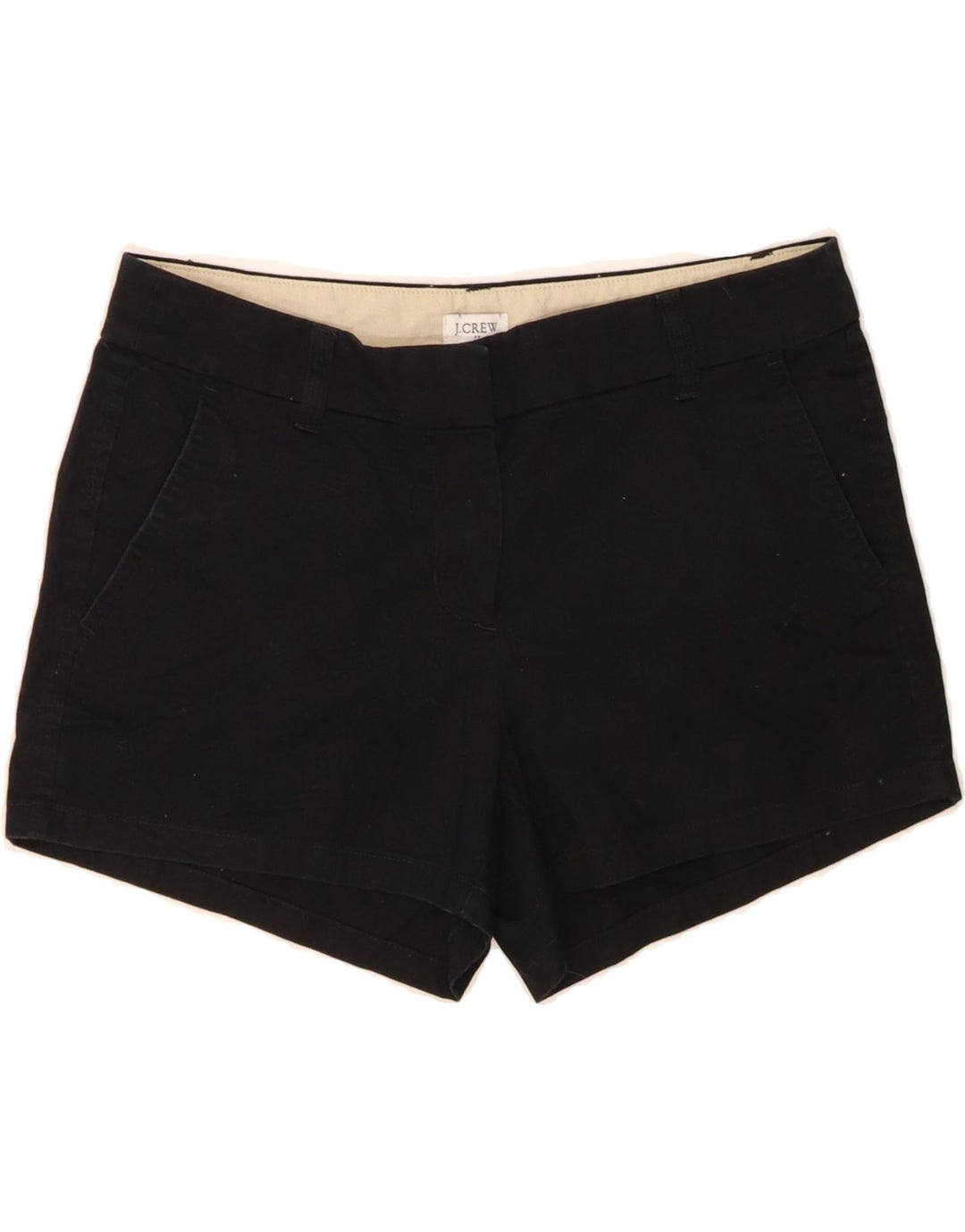 J. CREW Womens Chino Shorts US 4 Small W30  Black Cotton Vintage J. Crew and Second-Hand J. Crew from Messina Hembry 