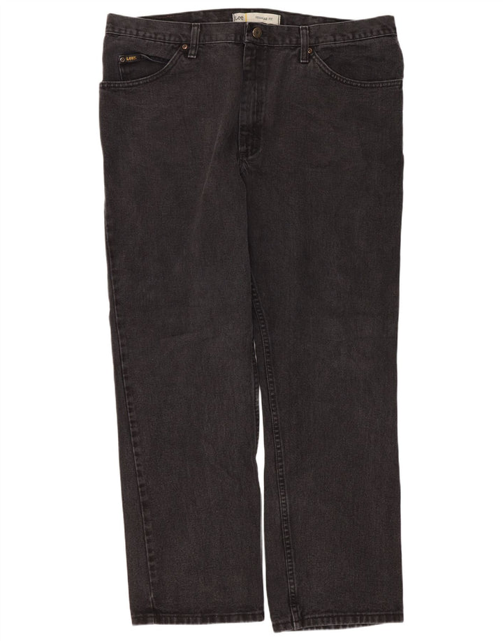 Jeans dritti Lee da uomo vestibilità regolare W40 L30 cotone nero