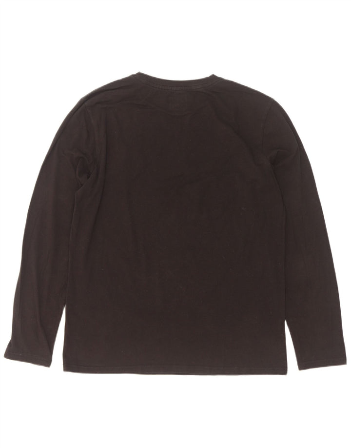 Pickwick Top grafico da uomo a maniche lunghe grande nero