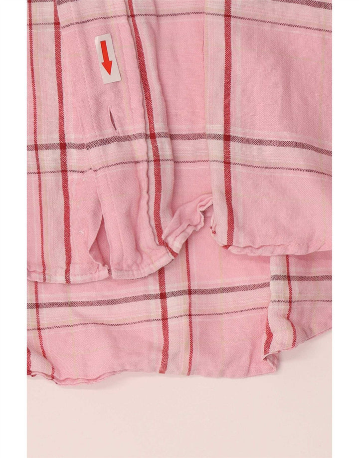 Camicia da uomo Murphy & Nye in cotone a quadri rosa medio