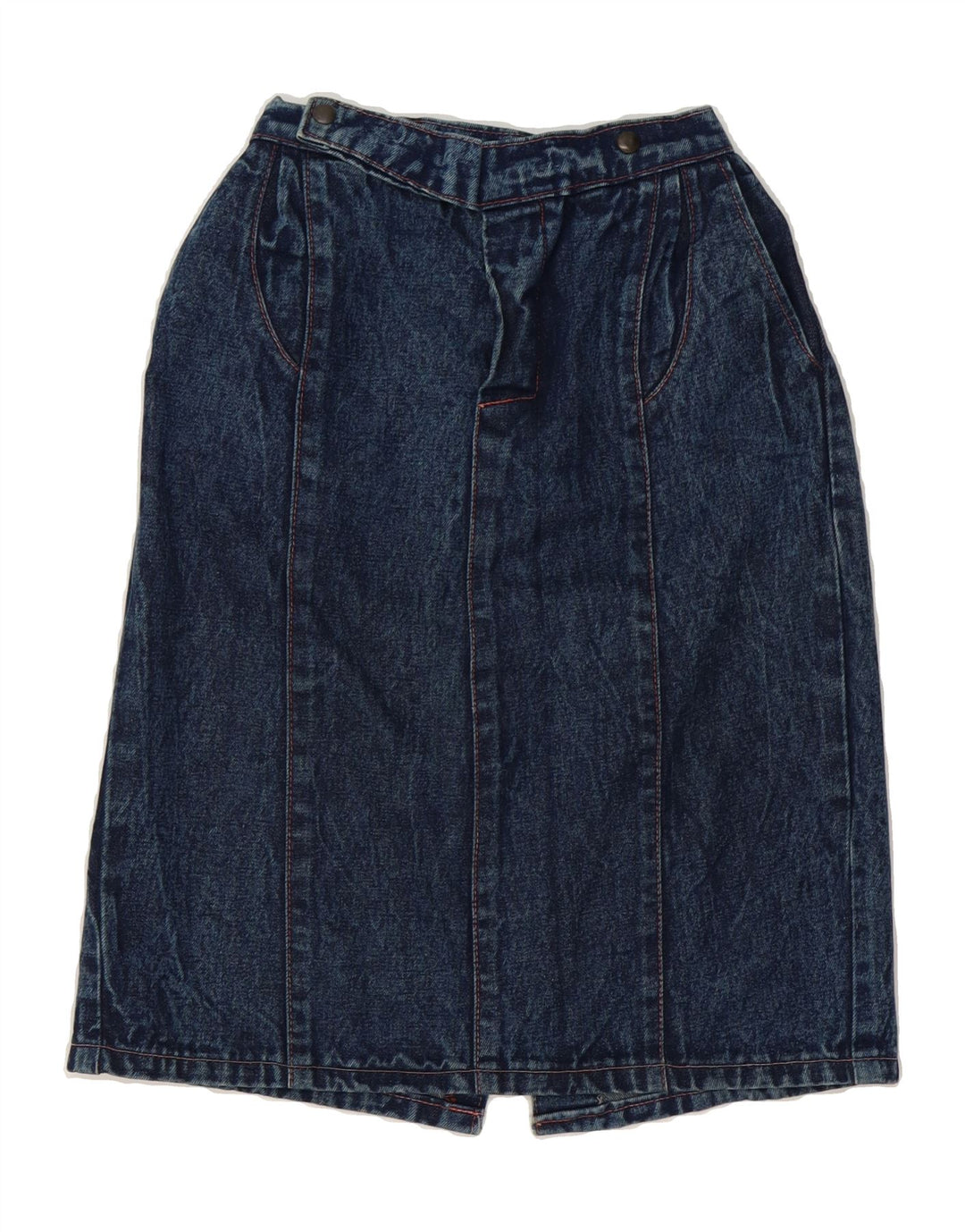 VINTAGE Womens Denim Skirt W26 Small Blue Vintage Vintage and Second-Hand Vintage from Messina Hembry 