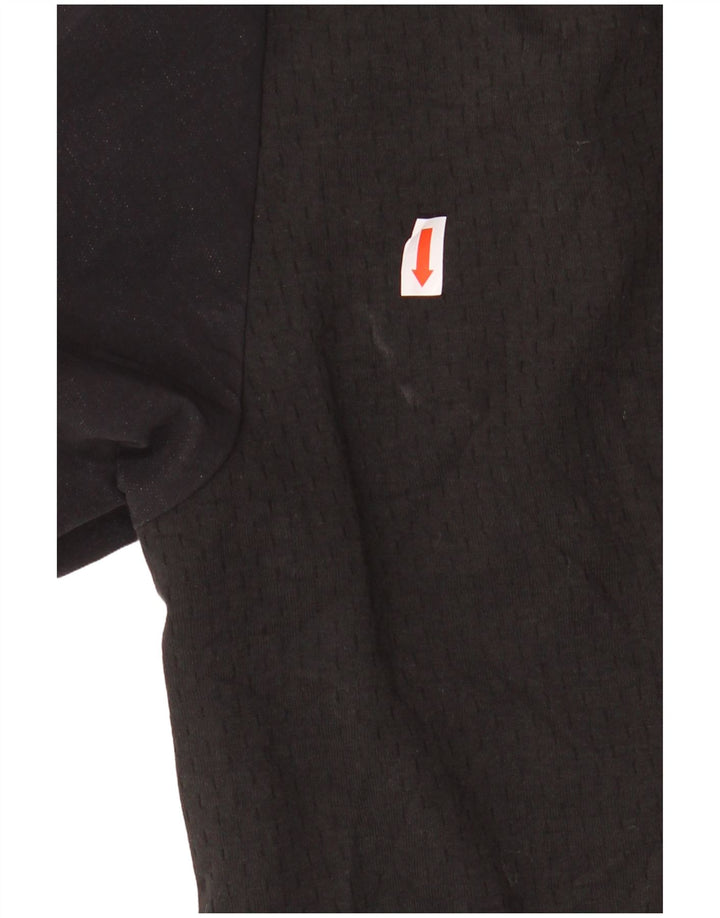 Maglione con cappuccio e zip da uomo ADIDAS poliestere nero medio