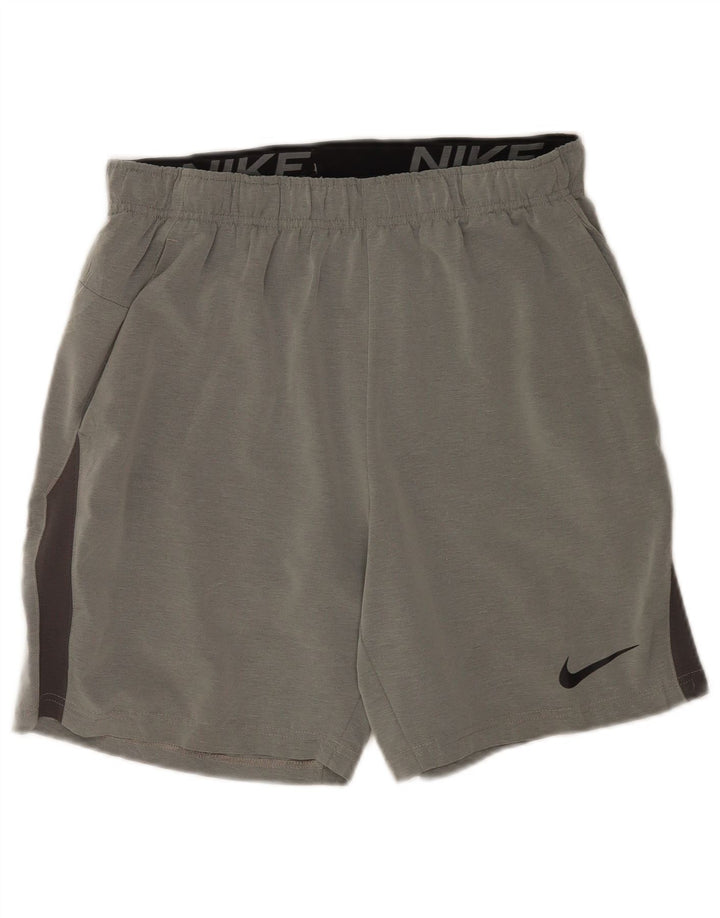 Pantaloncini sportivi Nike Dri Fit Standard Fit da uomo in colore grigio medio