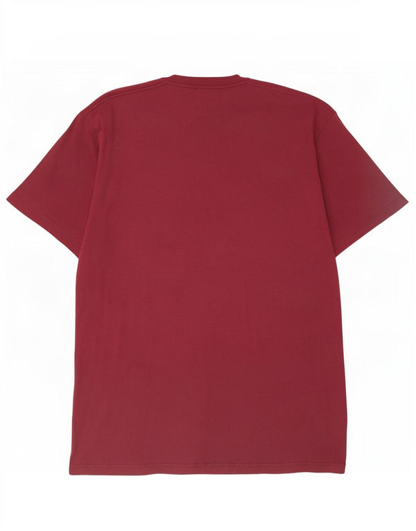 T-shirt grafica da uomo Vans Top XL in cotone bordeaux